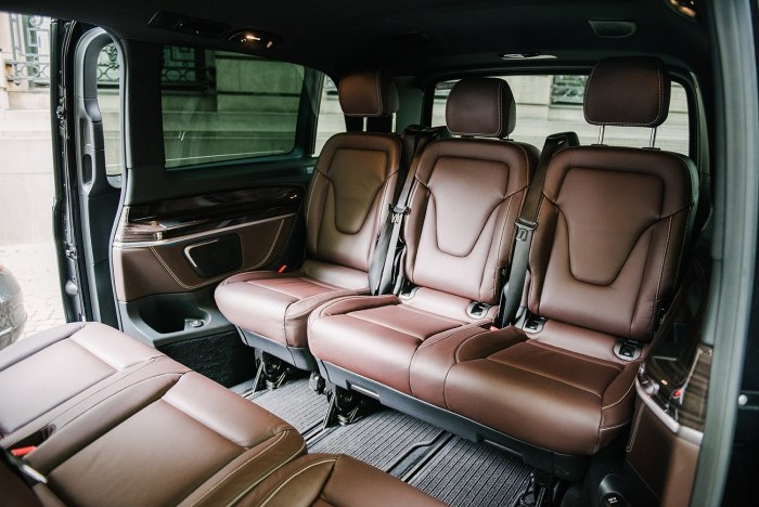 Mercedes v class 2022 салон