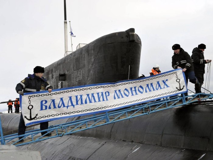 Атомный подводный крейсер Владимир Мономах