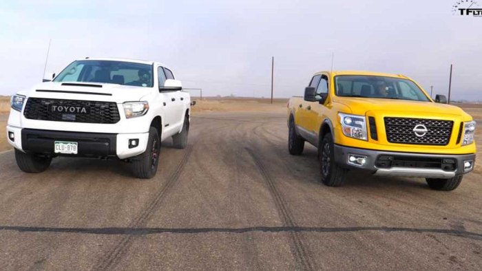 Nissan Titan и Tundra
