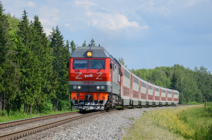 Пассажирский тепловоз тэп70бс