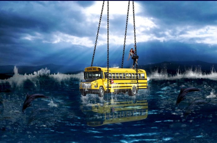 Автобус на море