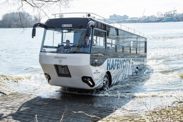 Автобус амфибия в Будапеште