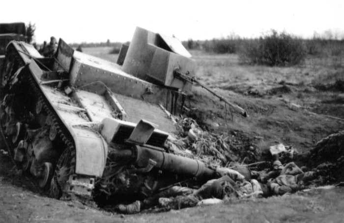 Т-26 танк подбитые 1941