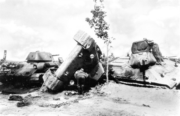 Подбитые танки т-34 лето 1941