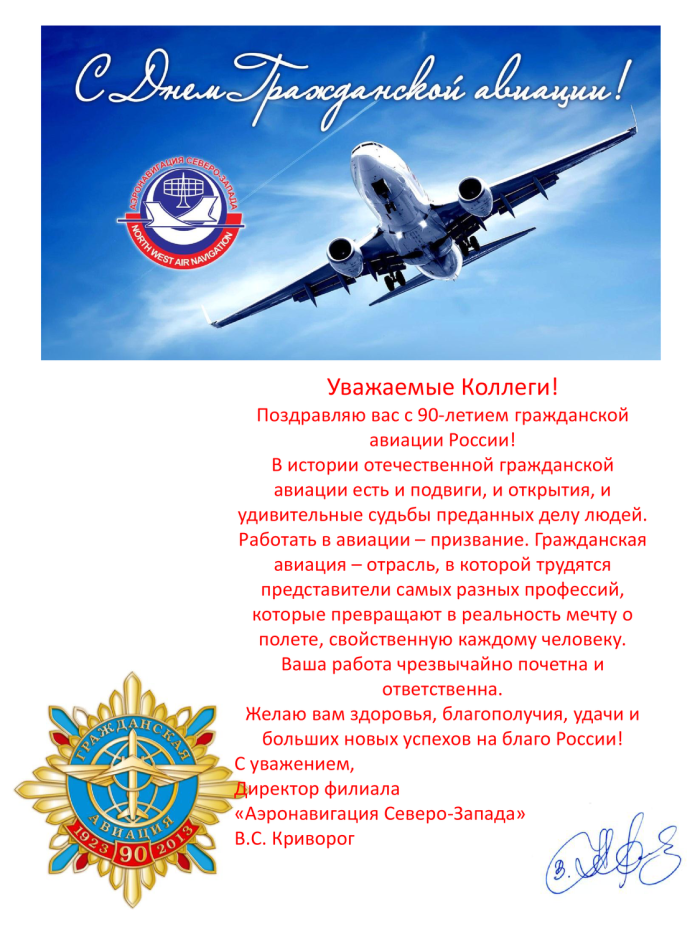 Поздравить с днем воздушного флота