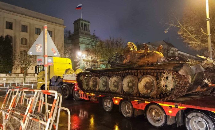 Русский т-72 в Берлине