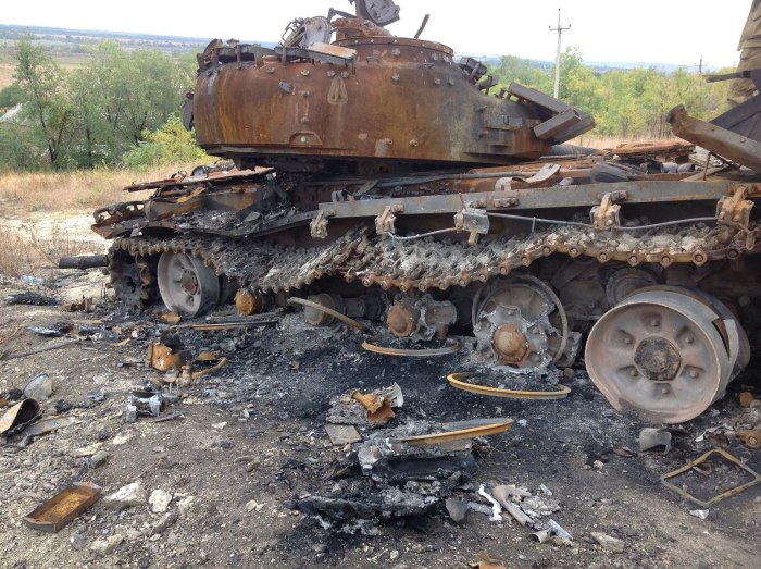 Т 64 Булат подбитый