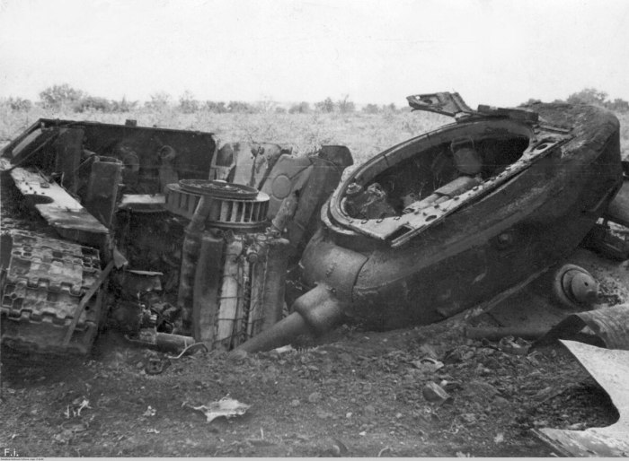 Т-34 85 подбитый 1944