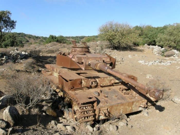 Танк PZ 4 Голанские высоты