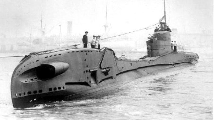 Подводная лодка 1 мировой войны