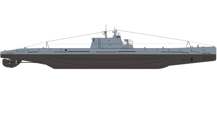 Модель подводная лодка типа "щ-307"