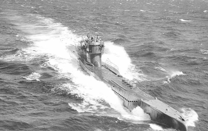 Немецкая подводная лодка u853