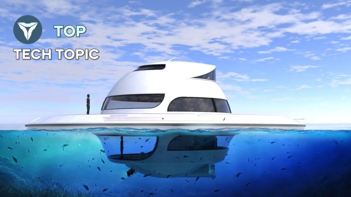 Футуристический катер Jet Capsule