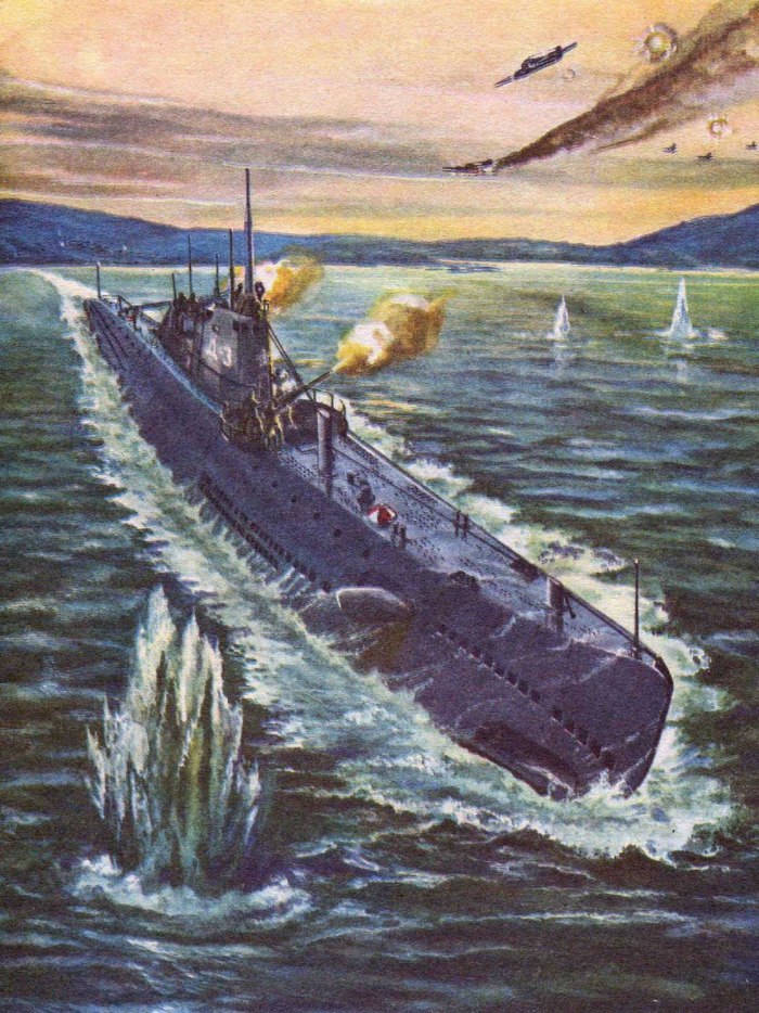 Подводная лодка 1941-1945 СССР