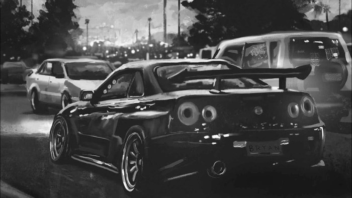 Nissan Skyline GTR r34 4k