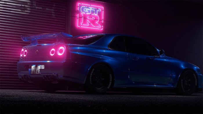 Nissan Skyline GTR r34 4k