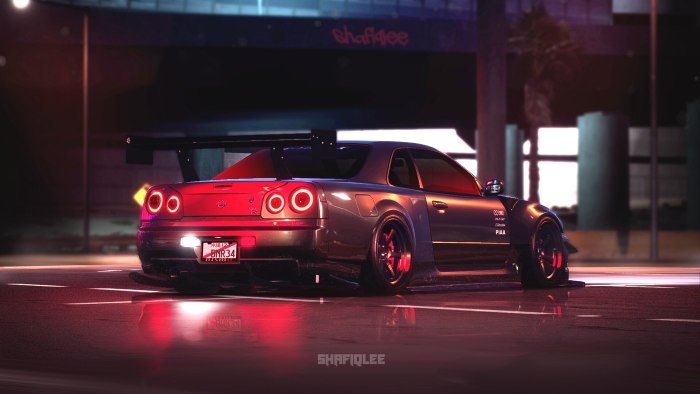 Nissan Skyline GTR r34 4k