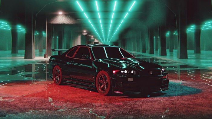 Nissan Skyline GTR 34 4к