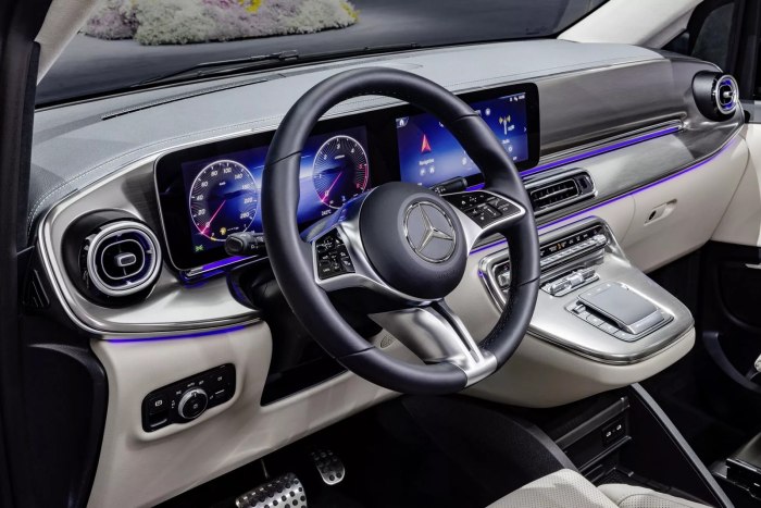 Mercedes v class 2024 салон