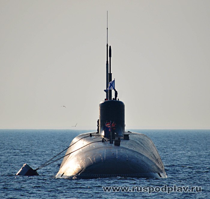 Парад ВМФ подлодки