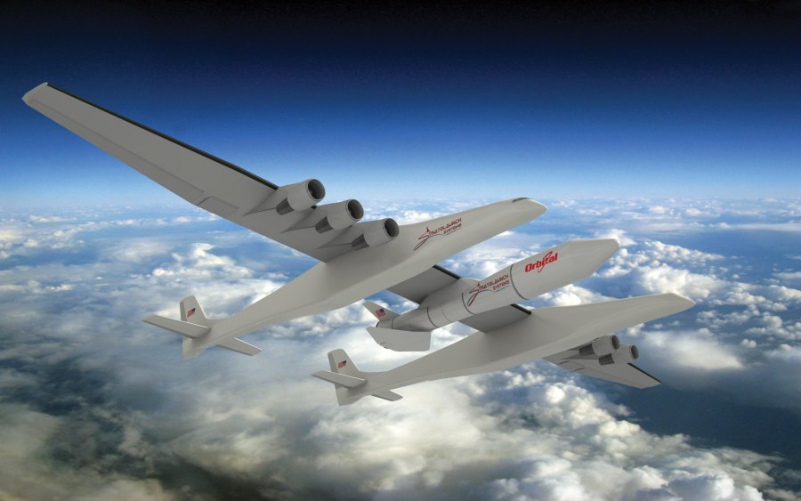 Двухфюзеляжный самолет Stratolaunch