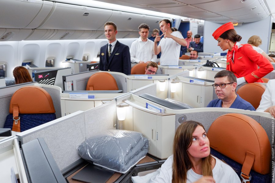 Бизнес класс Аэрофлот Боинг 777-300er