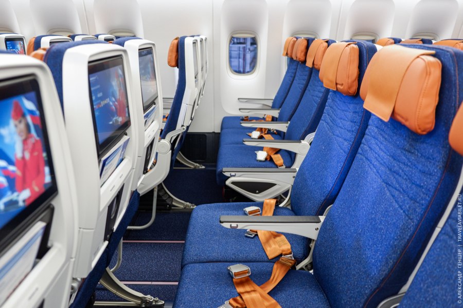 Боинг 777 Аэрофлот салон