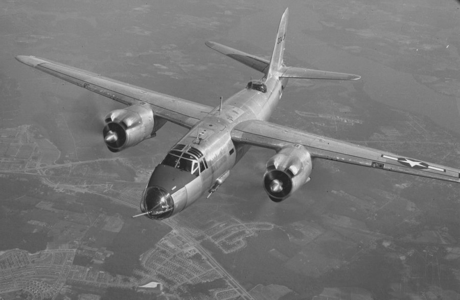 Martin b-26 Marauder бомбардировщики второй мировой войны