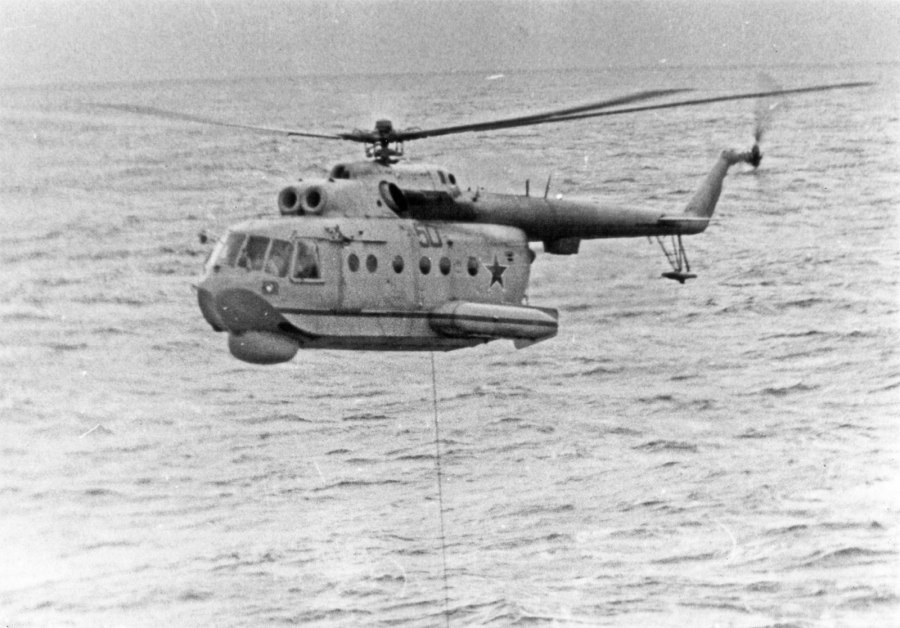 Вертолёт-амфибия ми-14 из лего