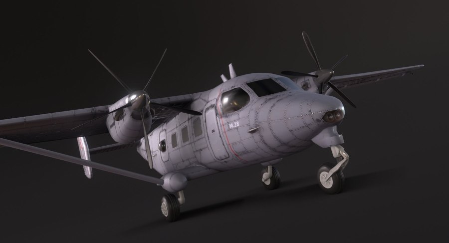 PZL m28 3d model Google