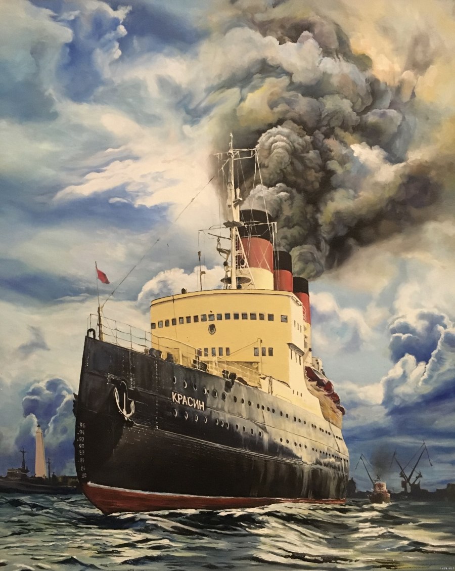 Ледокол Красин картина