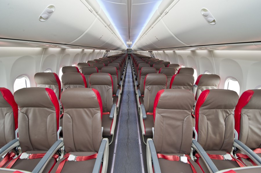 Gol Airlines Boeing 737 салон