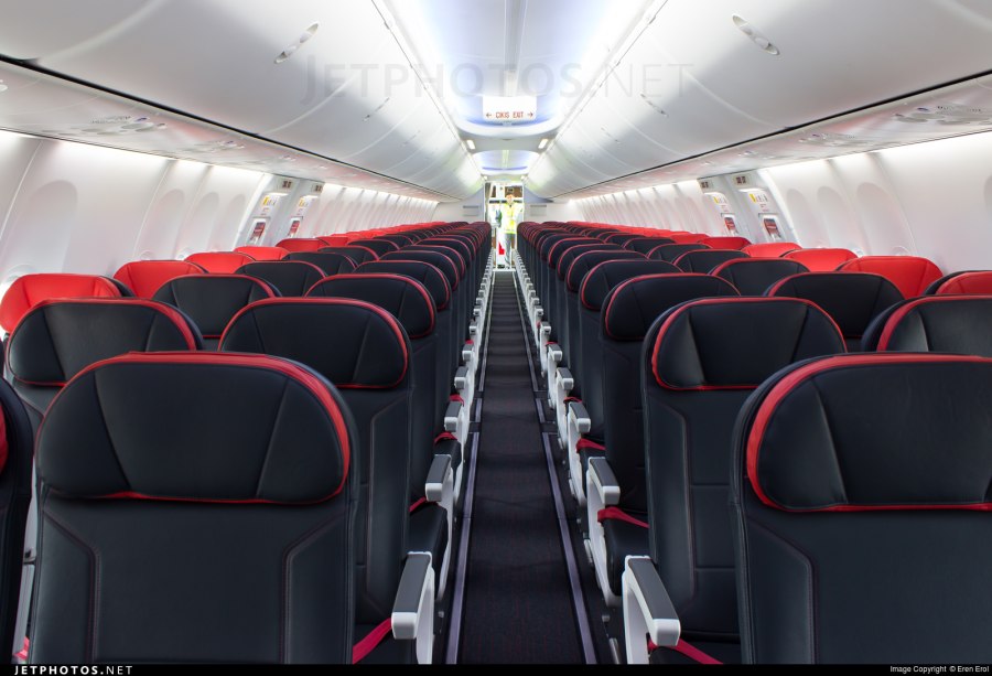 Boeing 737-800 Turkish Airlines салон