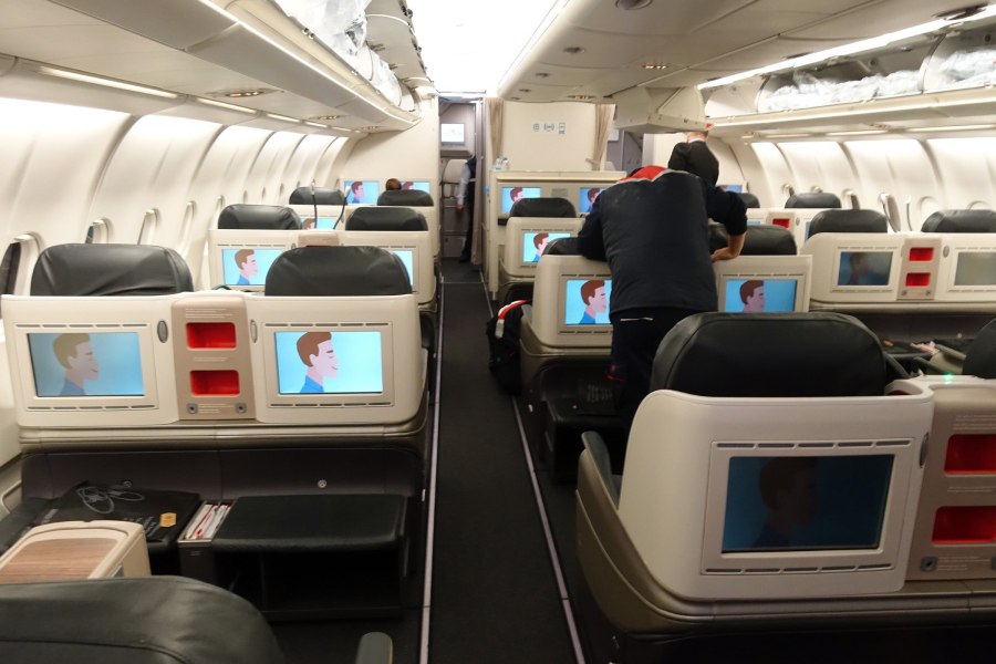 Airbus 330-300 Turkish Airlines салон