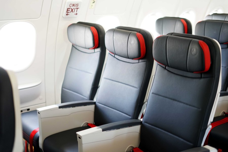 Airbus a321 Turkish Airlines салон
