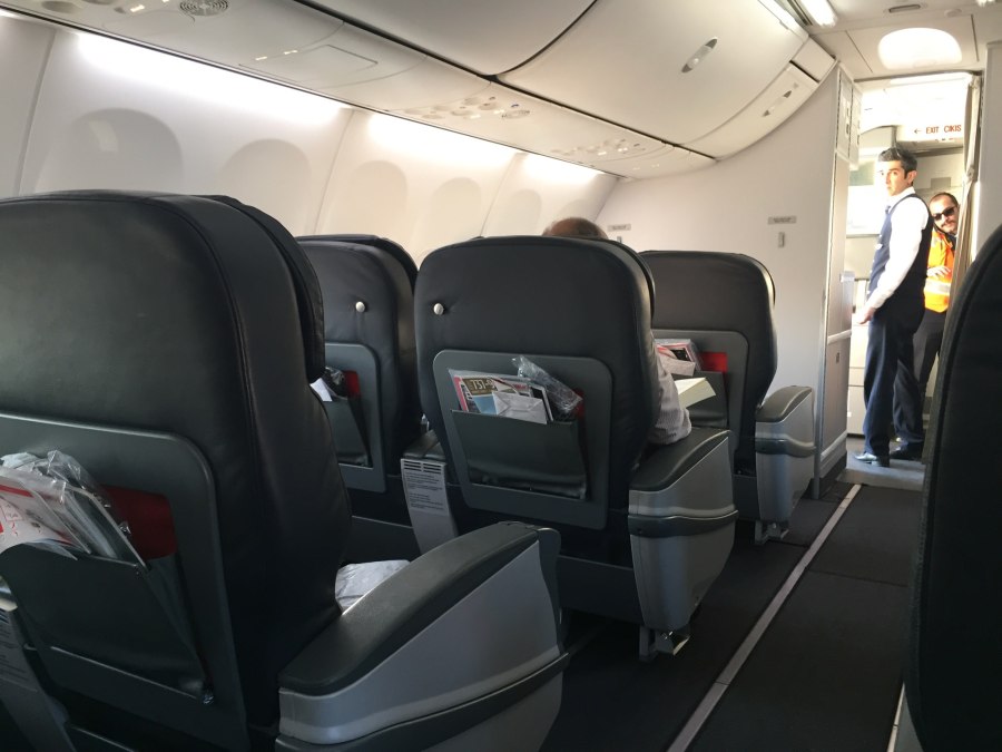 Боинг 737 Туркиш салон