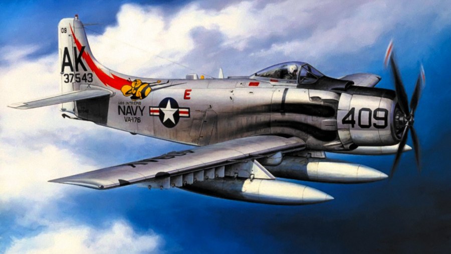 Douglas a-1 Skyraider арт