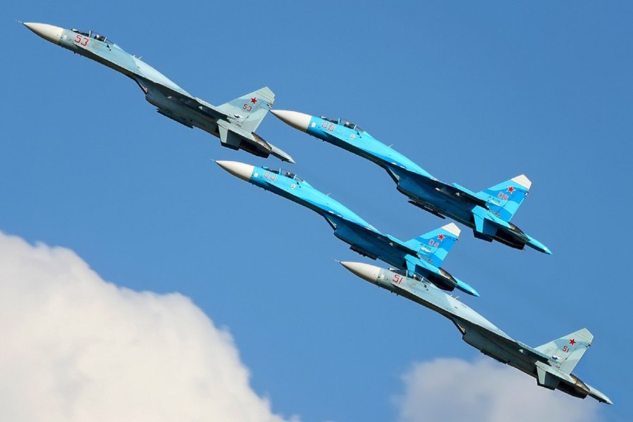 Военные самолёты Су 30