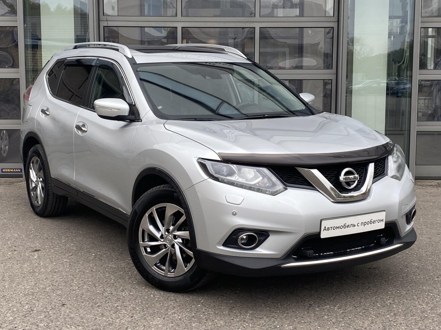 Nissan x Trail 2010 серебристый