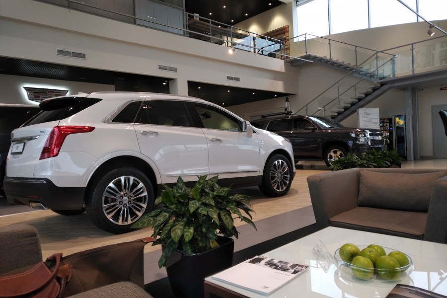 Cadillac xt5 2016 салон