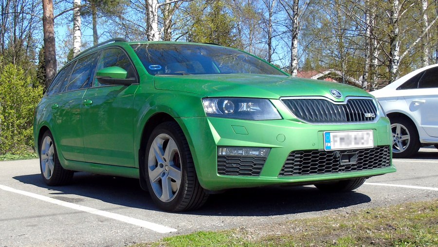 Skoda Octavia Emerald Green