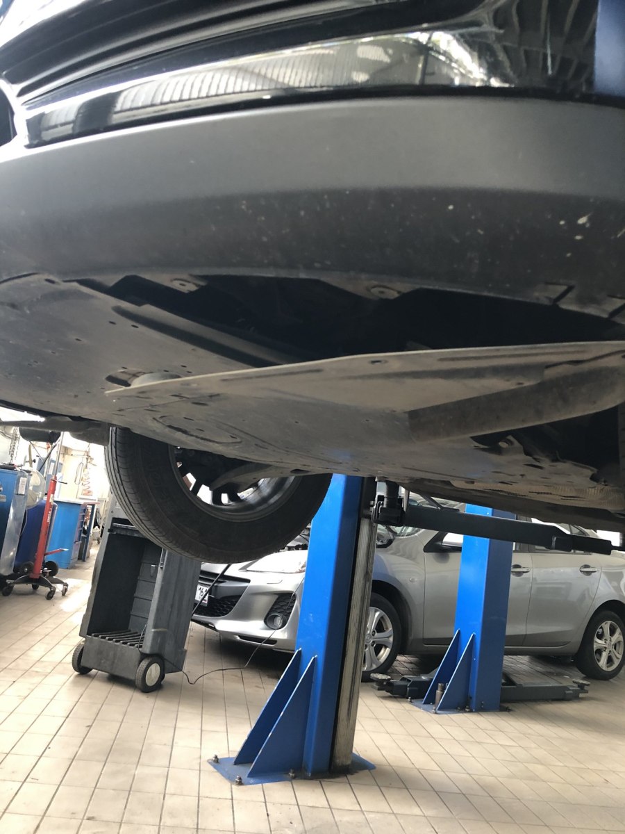 Mazda CX-5 снизу