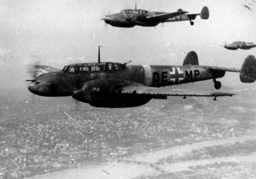 Истребитель Мессершмитт bf 110