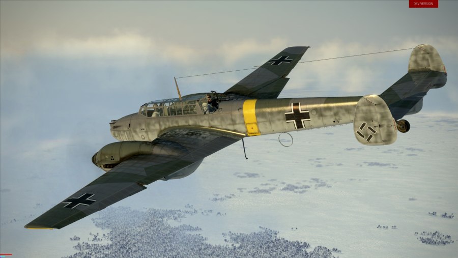Bf 110 кокпит