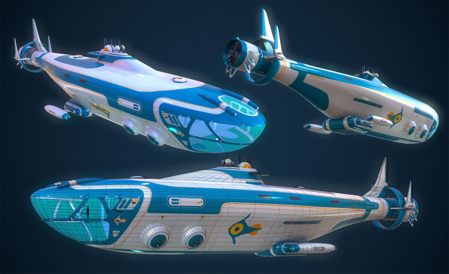 Subnautica субмарина акула