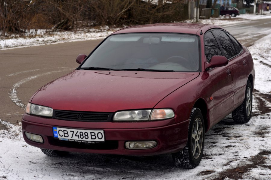 Мазда 626 1992 серебристая