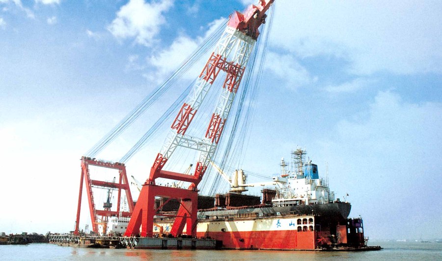 Floating Crane transhipper Unit