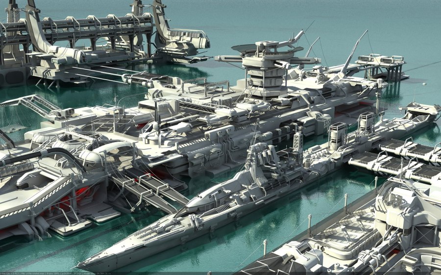 Sci Fi авианосец