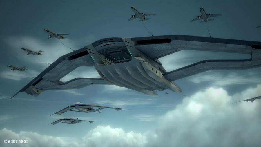 Ace Combat летающий авианосец