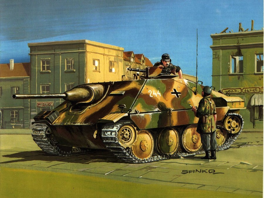 Немецкие танки Hetzer